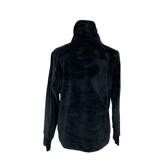 Athleta Double Cozy Karma Funnel Neck Top Mediul Black - Picture 5 of 13
